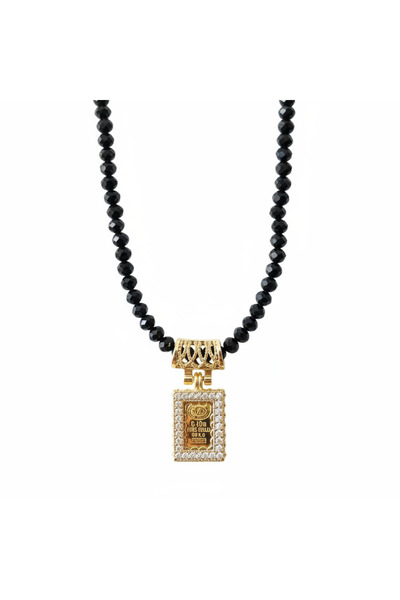 Nezihhan 0.10 Gram Altınlı 24 Ayar Külçe Kolye