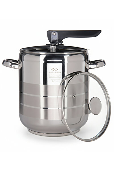 GRÜNBERG Pressure cooker, with glass lid, 9 l, Grunberg PC9