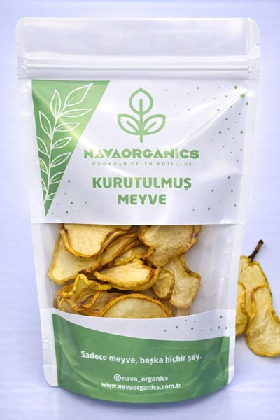 NAVAORGANICS Şekersiz Armut Kurusu (100gr) | Katkısız %100 Doğal | Diyet Atış...