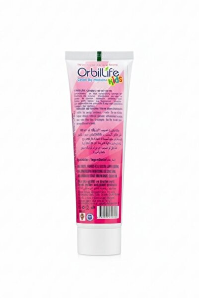 OrbilLife Çocuk Diş Macunu – Çilek Aromalı, Diş Çürüklerine Karşı Koruma OrbifLife Kids 100ml