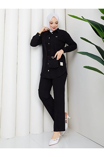 arden butik Tesettür Kot Spor Takım ( Çanta Hediyeli )