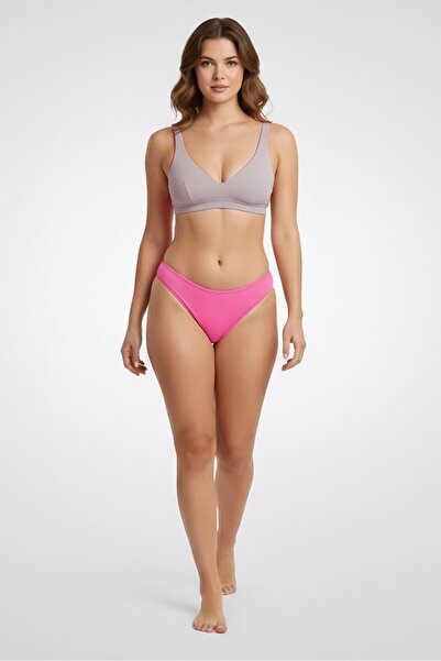 RENE ROFE Women 5 Pieces Plain Pull On Panties, Multicolor