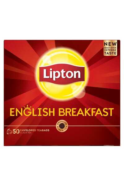 Lipton English Breakfast Black Tea 50 Tea Bags