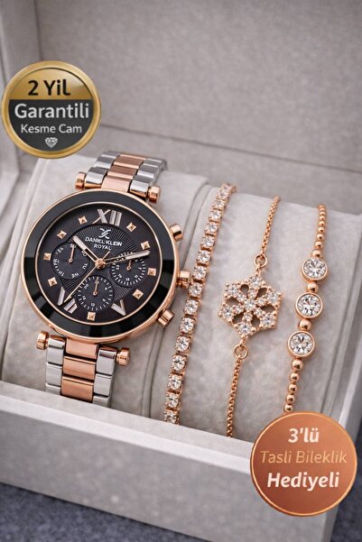 Daniel Klein Marka Rose Gümüş Renk Orijinal Kadın Kol Saati – Orijinal - Hedi...