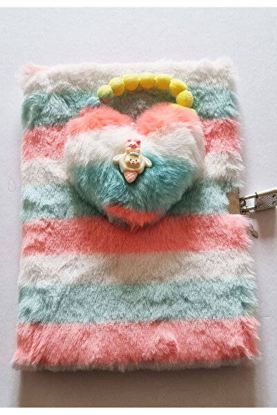 Modellino Lockable Memory Book 3D Figured Plush Daily Memory Notepad 80Y A5 L...