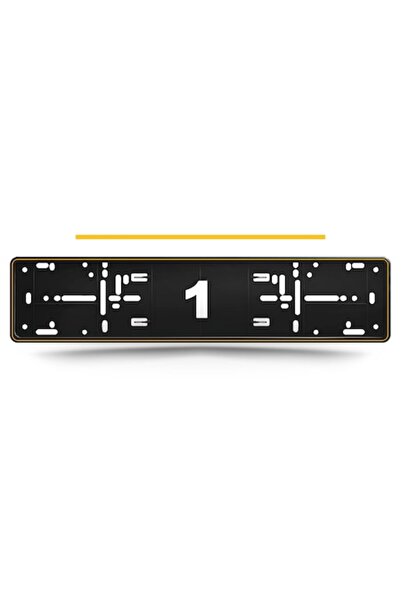 Altigiri MONO Yellow License Plate Holder
