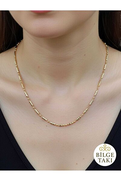 Bilge Takı قلادة فايبر إكسوبينج الفولاذية، موديل سوسيس، قلادة لا تفقد لونها "...