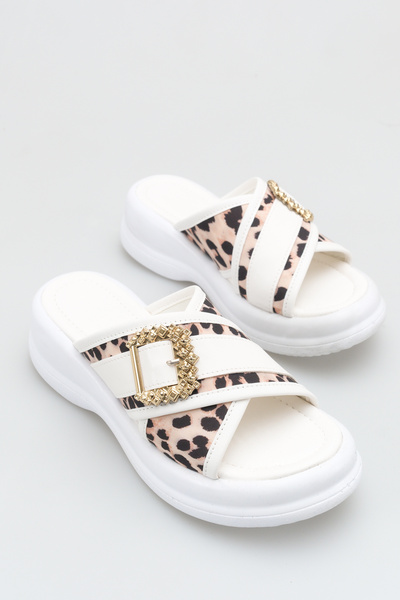 SH SİLVER MODA Women's Daily Cross-Stylish, Lightweight and Comfortable Slippers