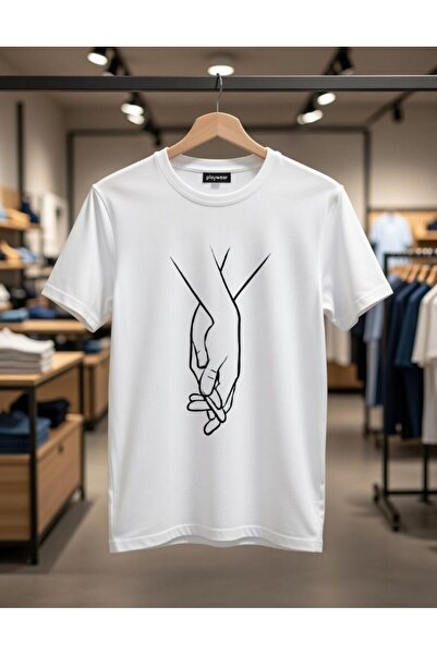 playwear PLAY WEAR Tricou unisex cu imprimeu, decolteu tip crew, 14 FEBRUAR, ...