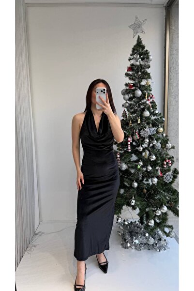 GAYA Noir Elegance Maxi Elbise
