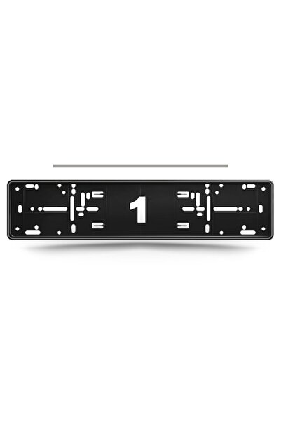 Altigiri MONO Car Number Plate Holder Gray