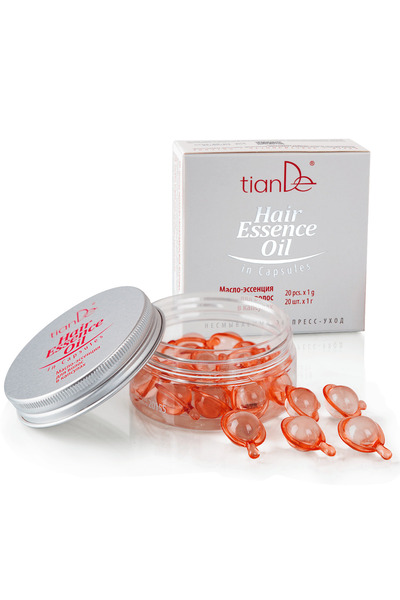 TianDe Hair oil essence in capsules.