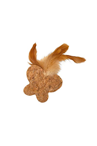 Nobleza Nobleza cork butterfly cat toy with feathers
