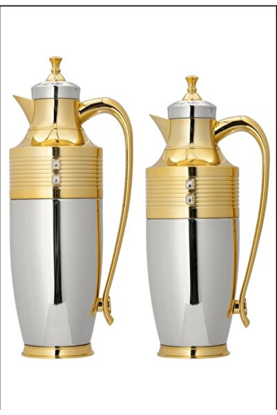 Generic White and gold tea and coffee refrigerator set