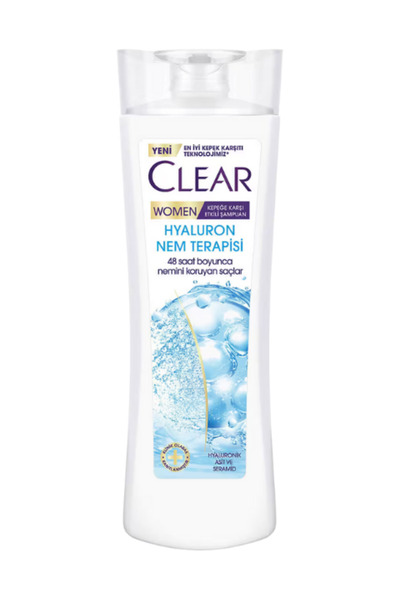 Clear Women Kepeğe Karşı Etkili Şampuan Hyaluron Nem Terapisi 350 ML
