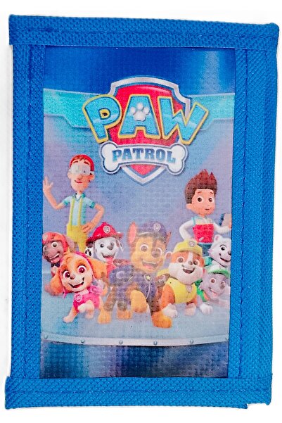 ATA TANITIM Sports Fabric Wallet, Very Stylish with Paw Patrol Illustrations
