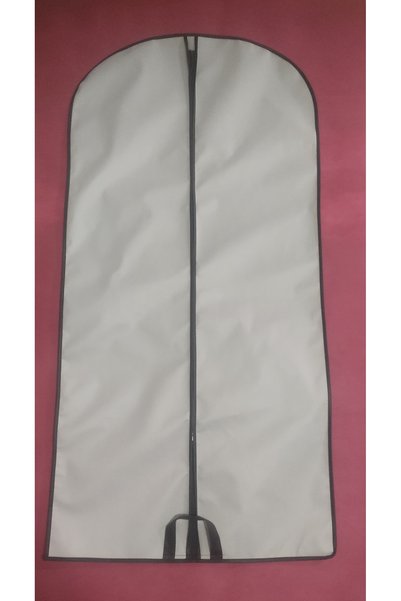 Umut kılıf Suit Cover, Plain Model, Dress Protector Bag, Gamboç, 64*100 Cm, Gray Color, Without Window