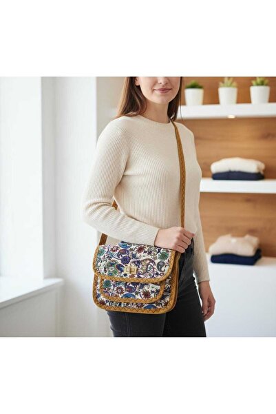 EliziBySevim Etnik Esintili Bohem Omuz Çantası