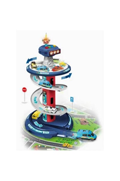 Toy Toy Toy Set de joacă garaj cu mașini și pistă