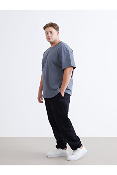 LC Waikiki RMZ GİYİM FARKIYA بنطلون كارجو رجالي مقاس كبير قياسي