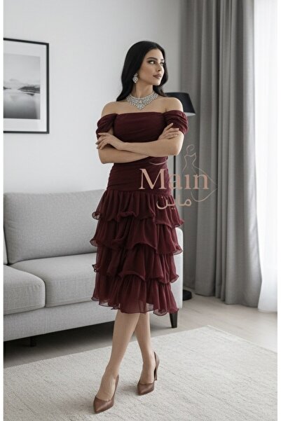 MAIN DRESS Soft midi dress