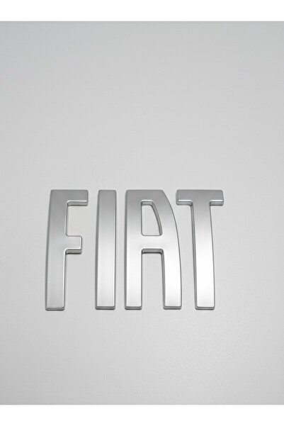 NO BRAND Fiat Yeni Nesil Krom Kaput Yazısı Yapıştırmalı