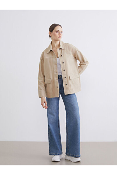 LC Waikiki Shirt Collar Women's Jacket