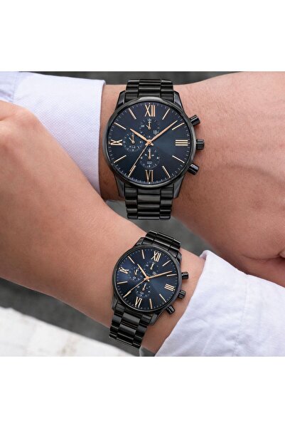 LOOQ Sevgili Combination Steel Strap Men's & Women's Wristwatch