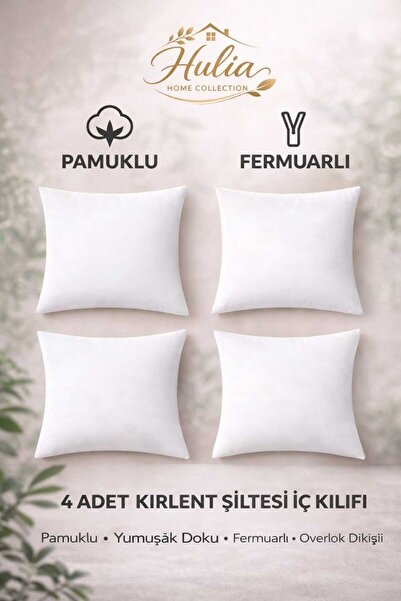 Altıntaş soft 4 Pieces of Cushion Mattress Inner Cover Lining Cover Cotton So...