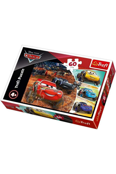 craftivio Trefl Cars Arabalar 60 Parça Çocuk Puzzle Lisanslı - Şimşek McQueen...