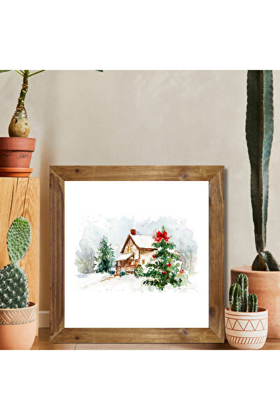 Tuba Decor Square Painting with Wooden Frame