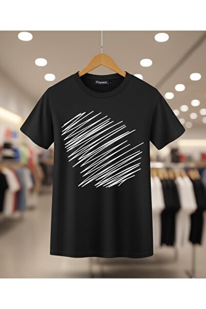 playwear PLAY WEAR Unisex Μπλουζάκι με στάμπα με λαιμόκοψη Crew Neck, Μοντέλο...