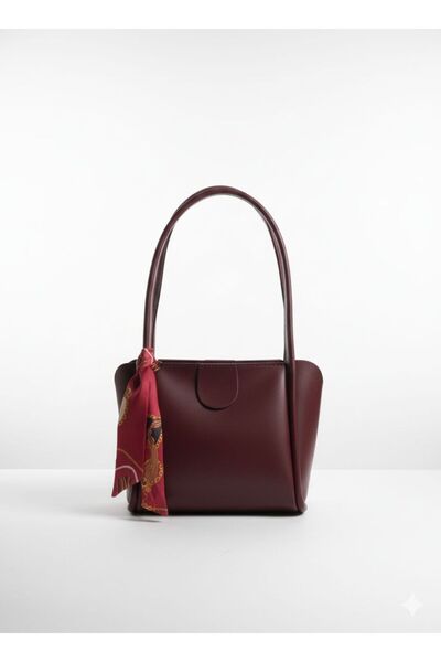 Arvelia حقيبة كتف جلدية أنيقة ومفصلة التصميم - حقيبة يد كلاسيكية مع إكسسوارات...