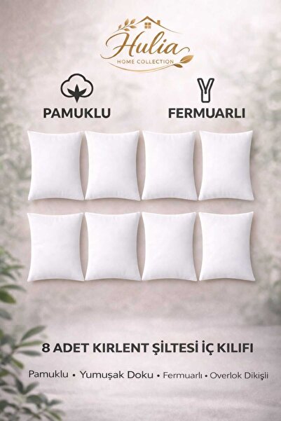 Altıntaş soft 8 Pieces Throw Pillow Mattress Inner Cover Liner Cover Cotton S...