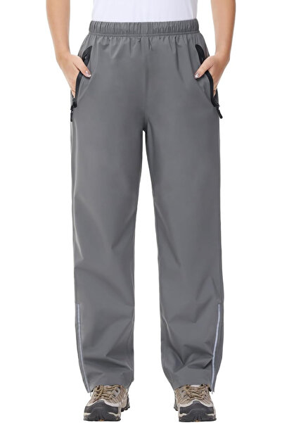 OEM Women's breathable waterproof sports pants, gray XL