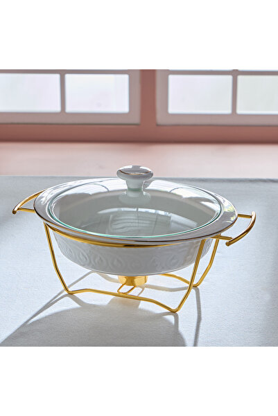 Home Box سخان طعام دائري من نور لوكس - 2 لتر