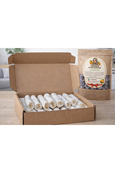 Darende Kayısı Dünyası Maraş Doğal Beyaz Köpük Cevizli Sucuk 1 Kg (Üzüm Pekme...