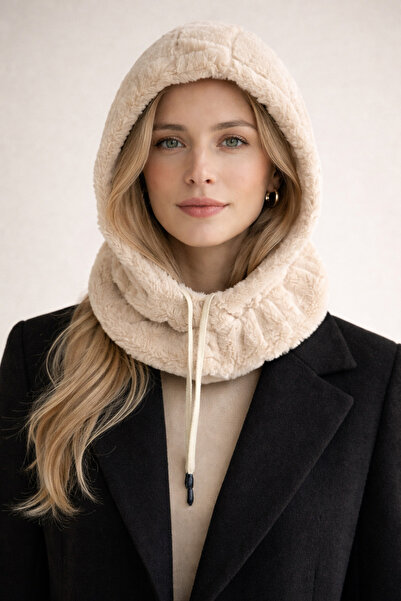 Şirin Giyim Aksesuar Yumoş Балаклава от флис - шапка с уши и шал за врата Бал...