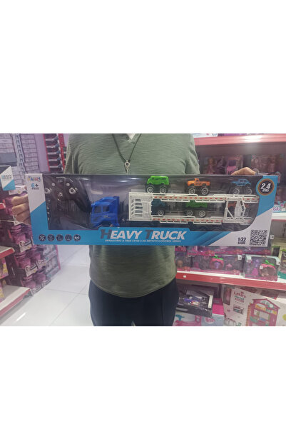 Boratila Toys 50Cm 2.4Ghz Araç Taşıyıcı Çift Katlı Römork Full Fonksiyon Uzak...