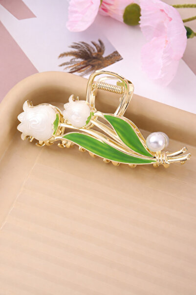 Glamluxe Elegant Metal Clasp in the Shape of a Tulip