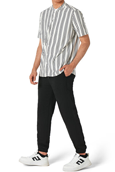 Exceed Striped short-sleeved shirt