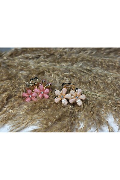 Rojmix Crystal Stone Flowered Pegs with 2 Buckles