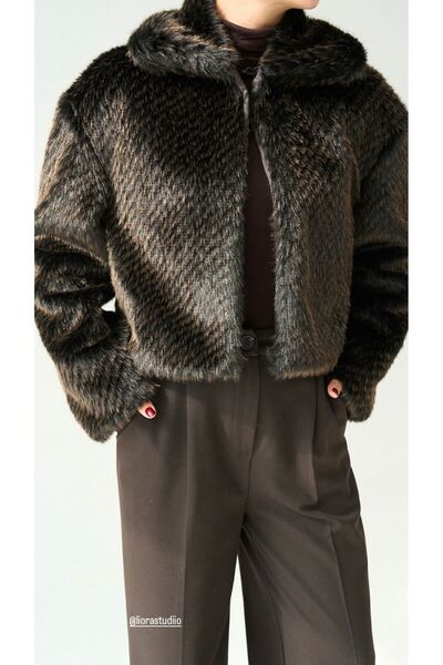 Qu Style Acı Kahve Kürk