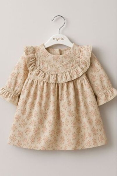 Superbaby Rochie MyMio cu imprimeu floral si volane decorative, model elegant...