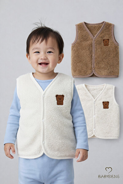 BABYDEN'S 2-Piece Welsoft Vest Set for Baby Boys & Kids, Plush Soft Winter Ba...