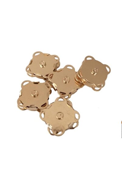 SEM AKSESUAR Μίνι ραμμένος μαγνήτης για πλεκτή τσάντα, ανοιχτό χρυσό, συσκευα...