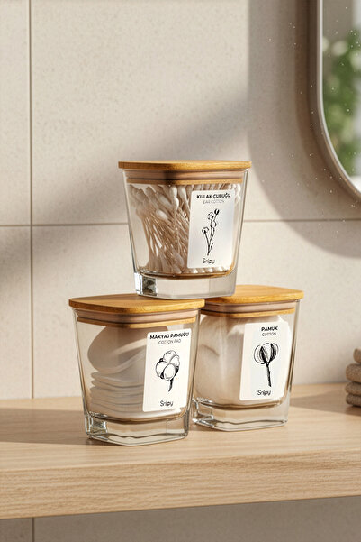 Snippy Cuvo - 3-компонентний бамбуковий вакуумний кришковий органайзер для ва...