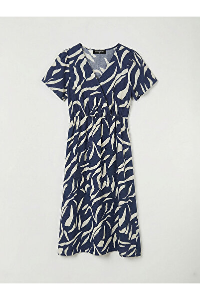 LC Waikiki Από την GÜLİS GİYİM: Σκούρο μπλε Kru διπλό πέτο ka Des Με σχέδιο l...