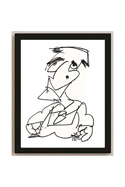 Nezih Danyal Tipler Kişiye Özel Sertifikalı Sınırlı Fine Art Karikatür Baskı NTP00107