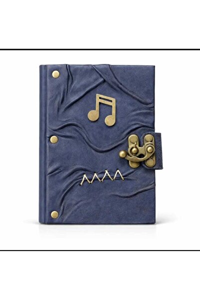Legend Deri Music Note Genuine Leather Shamua Paper Gift Memory Diary Agenda ...